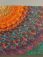 Flowstate Paint SAMSARA CHAKRA 1: (24x20")