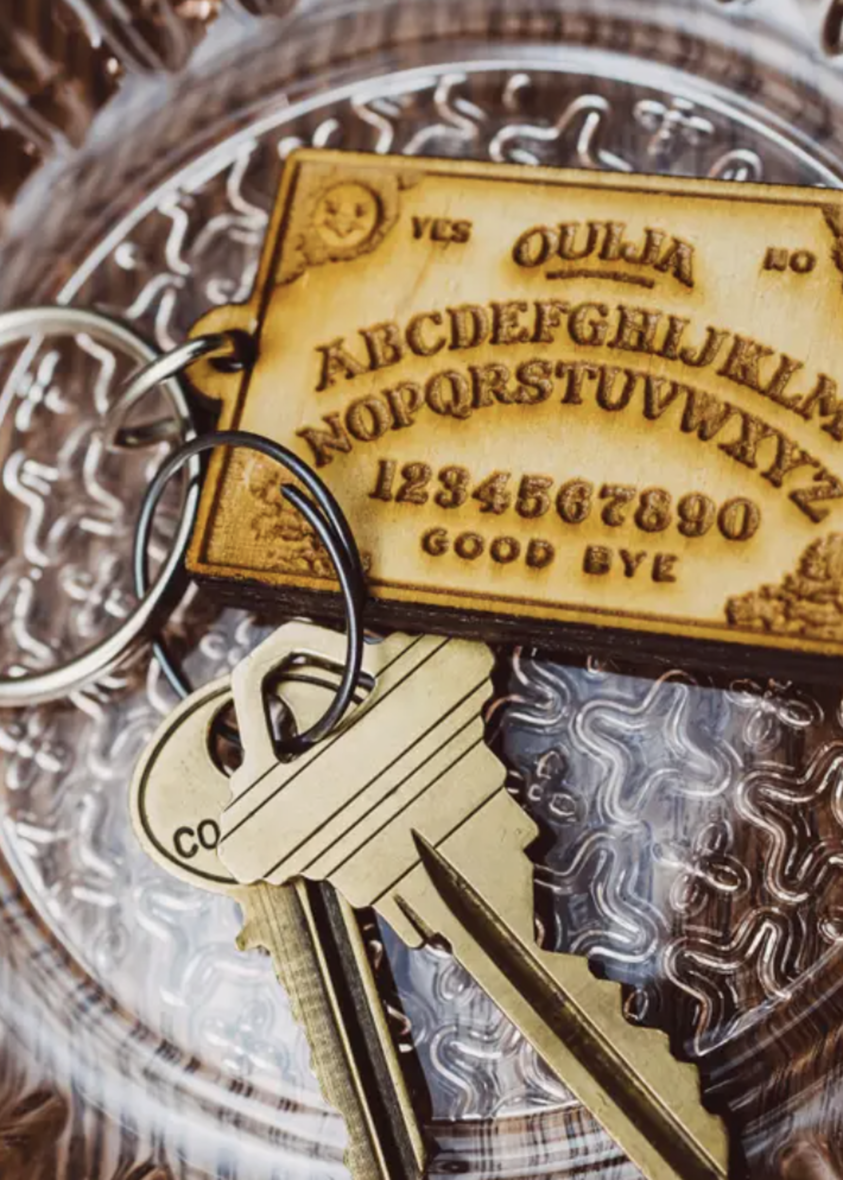 Most Amazing Ouija Board Wooden Keychain