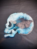 Casa Cherrywood Carvings Moth Skull - Resin
