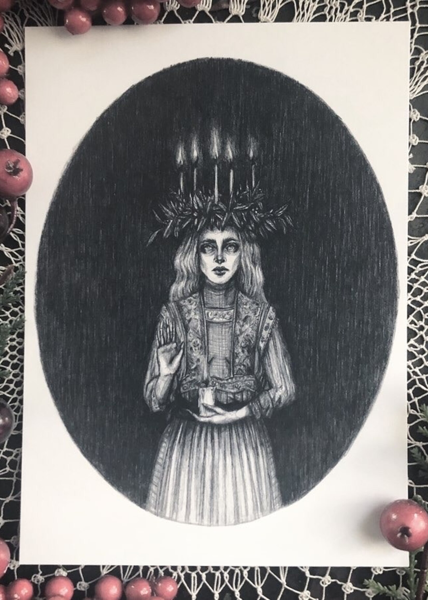 Caitlin McCarthy Art Ghost of Christmas Past - Holiday Cards