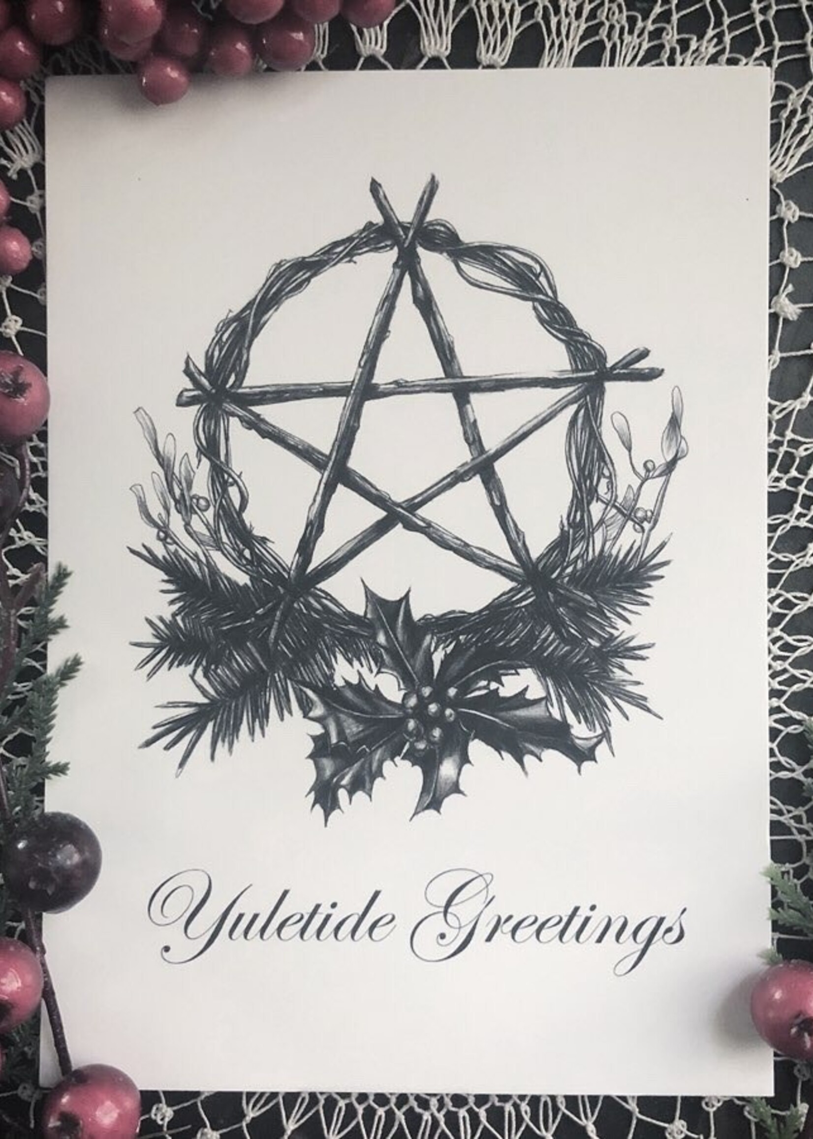 Caitlin McCarthy Art Yuletide Greetings - Holiday Cards