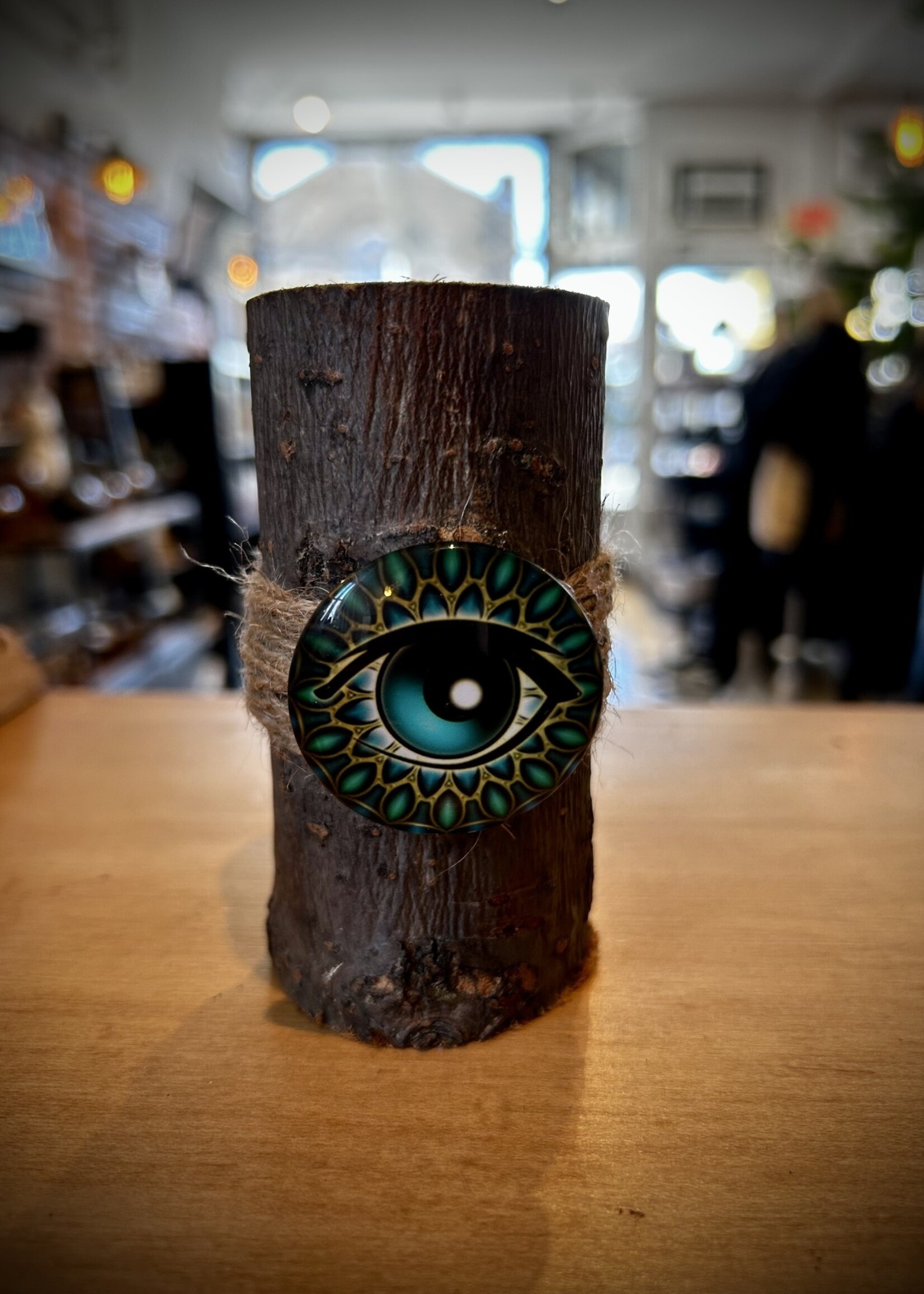 Modern Druid Birch Eye Candle Holder - Straight Eye