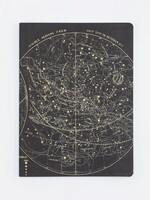 Cognitive Surplus Astronomy Star Chart Softcover Notebook w/ Dot Grid