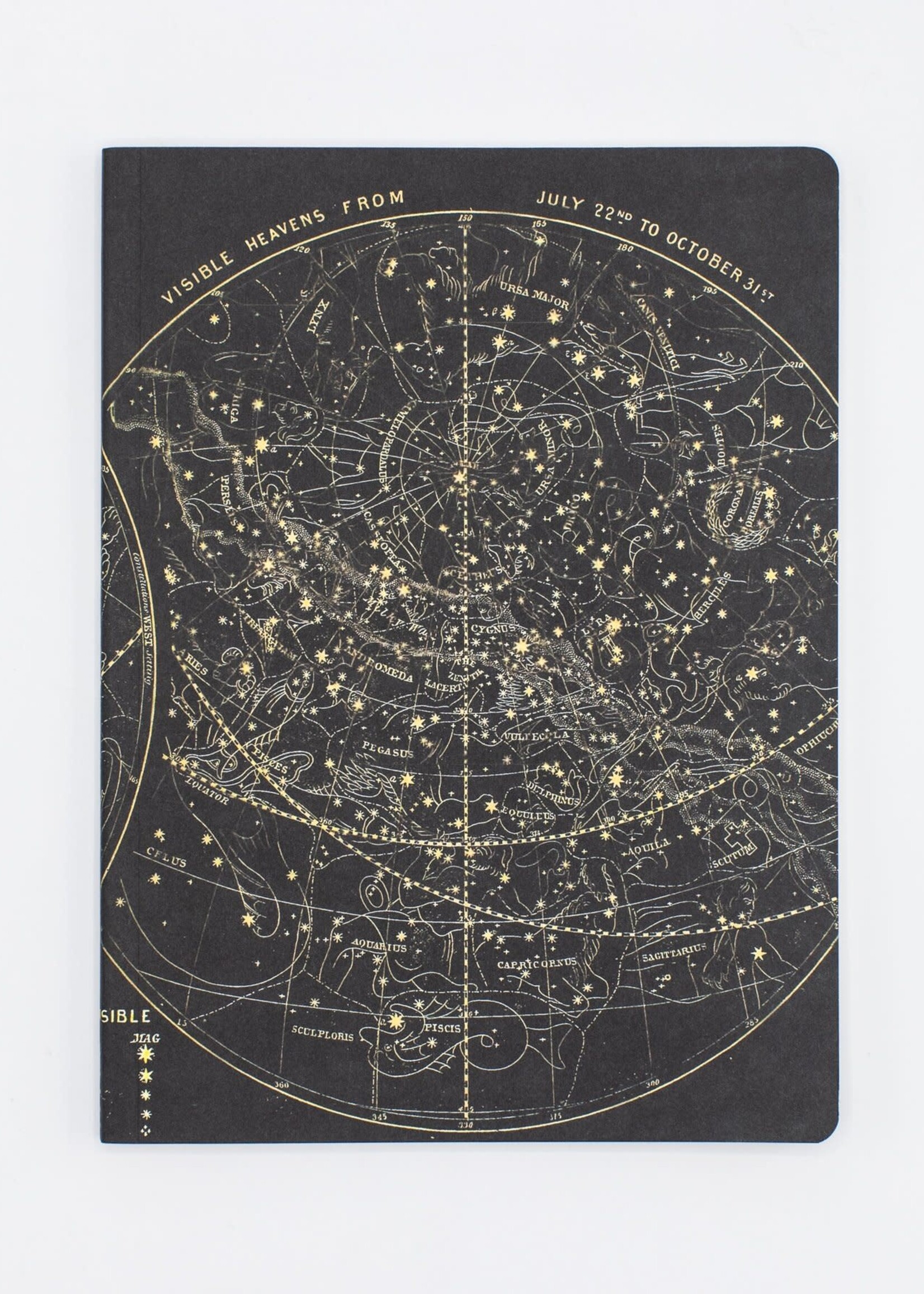 Cognitive Surplus Astronomy Star Chart Softcover Notebook w/ Dot Grid