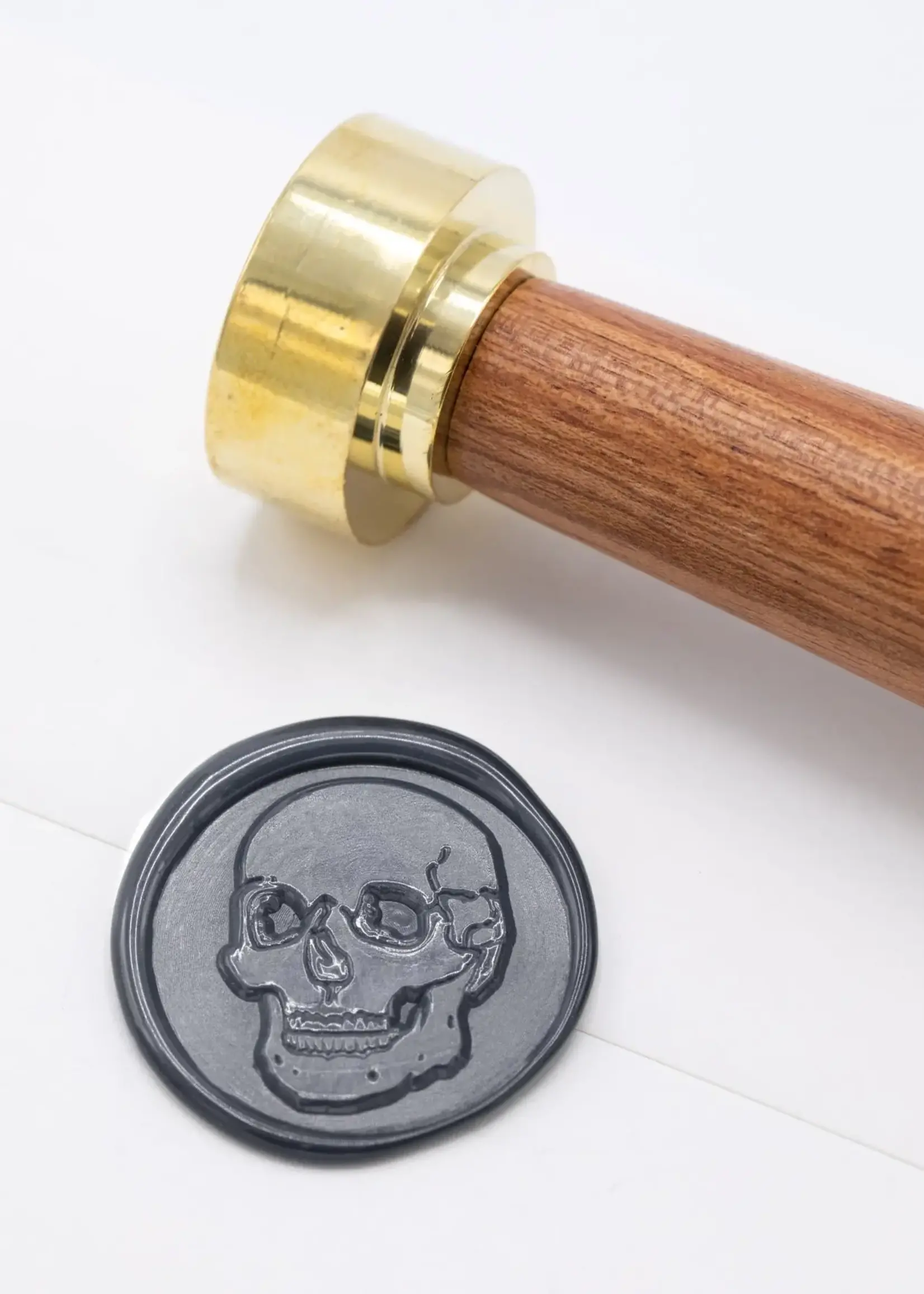 Cognitive Surplus Wax Stamp - Skull