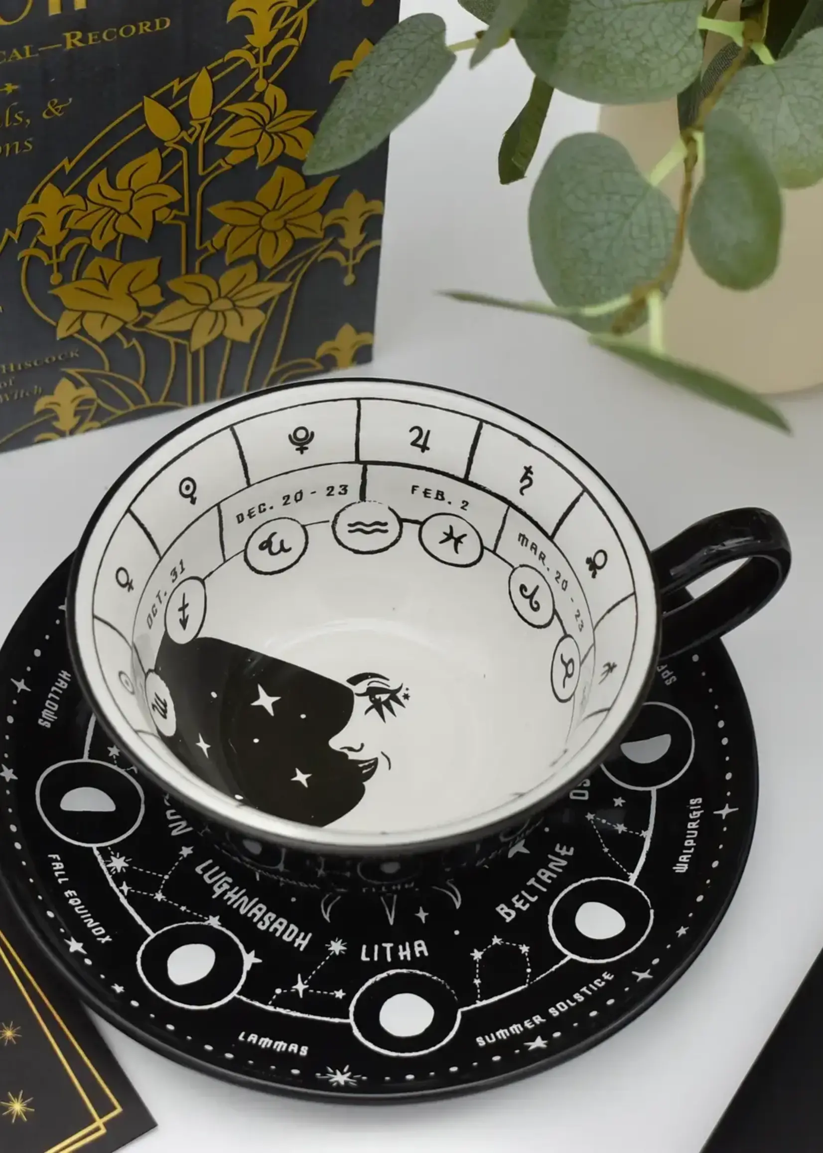 All Cute Little Things Astrological Signs Horoscope Sun Moon Star Teacup and Saucer