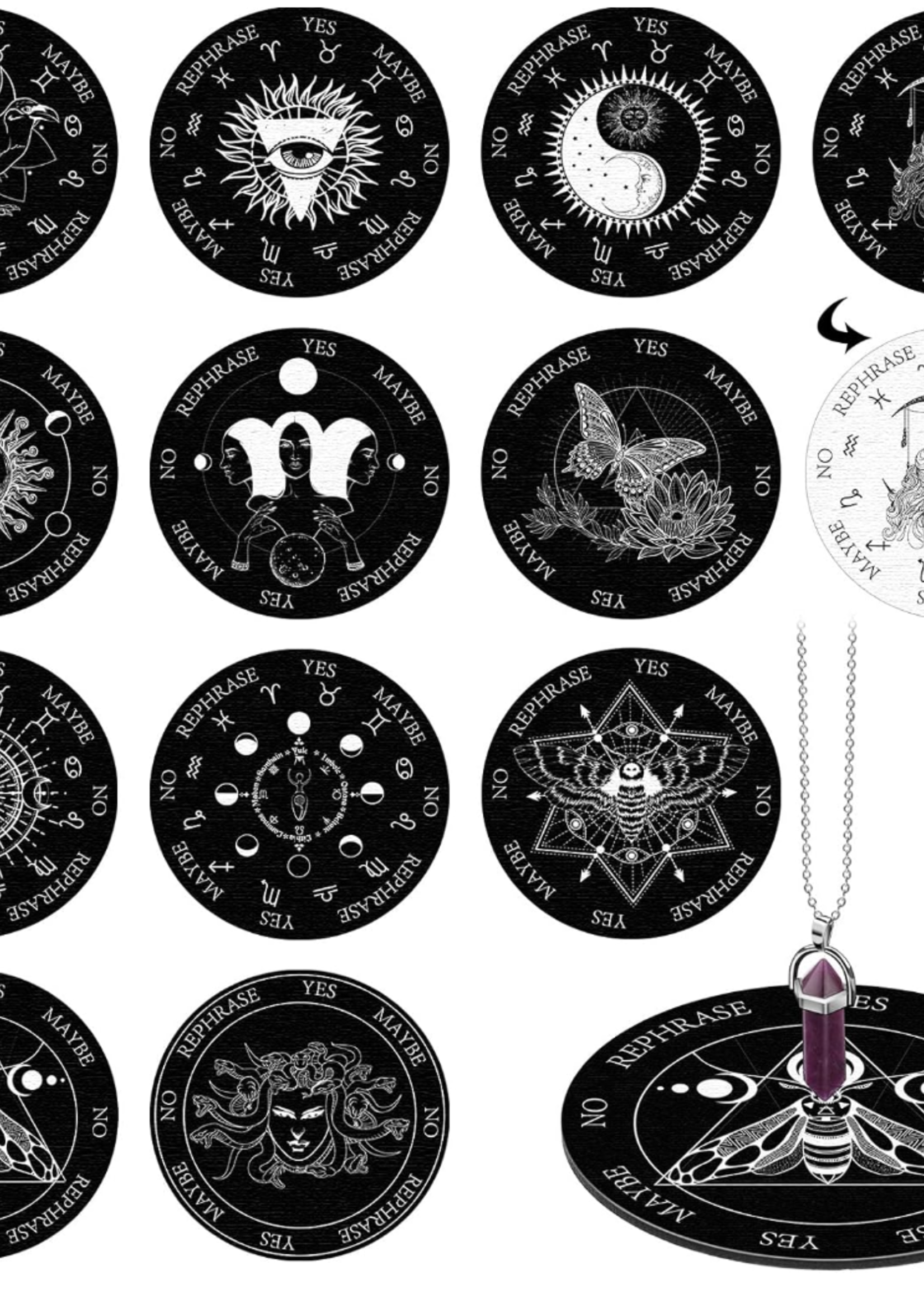 Double Sided Wooden Pendulum Board