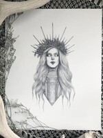 Caitlin McCarthy Art Demeter Fine Art Print - Greek Goddess of the Harvest