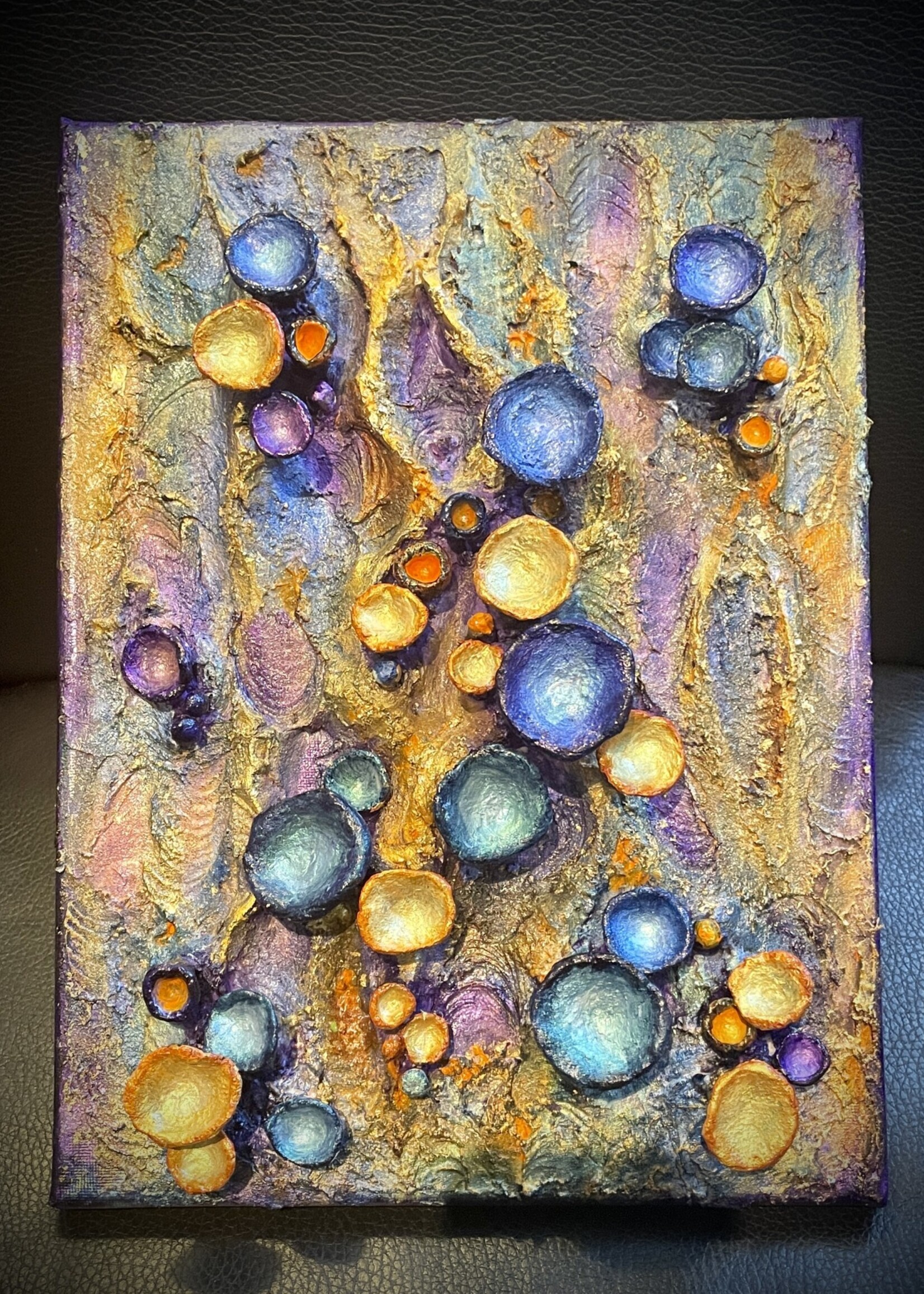 Christine Alamo Magic Mushroom Acrylic Art - 9x12"