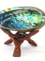 Faiza Naturals Abalone Shell and Stand Set