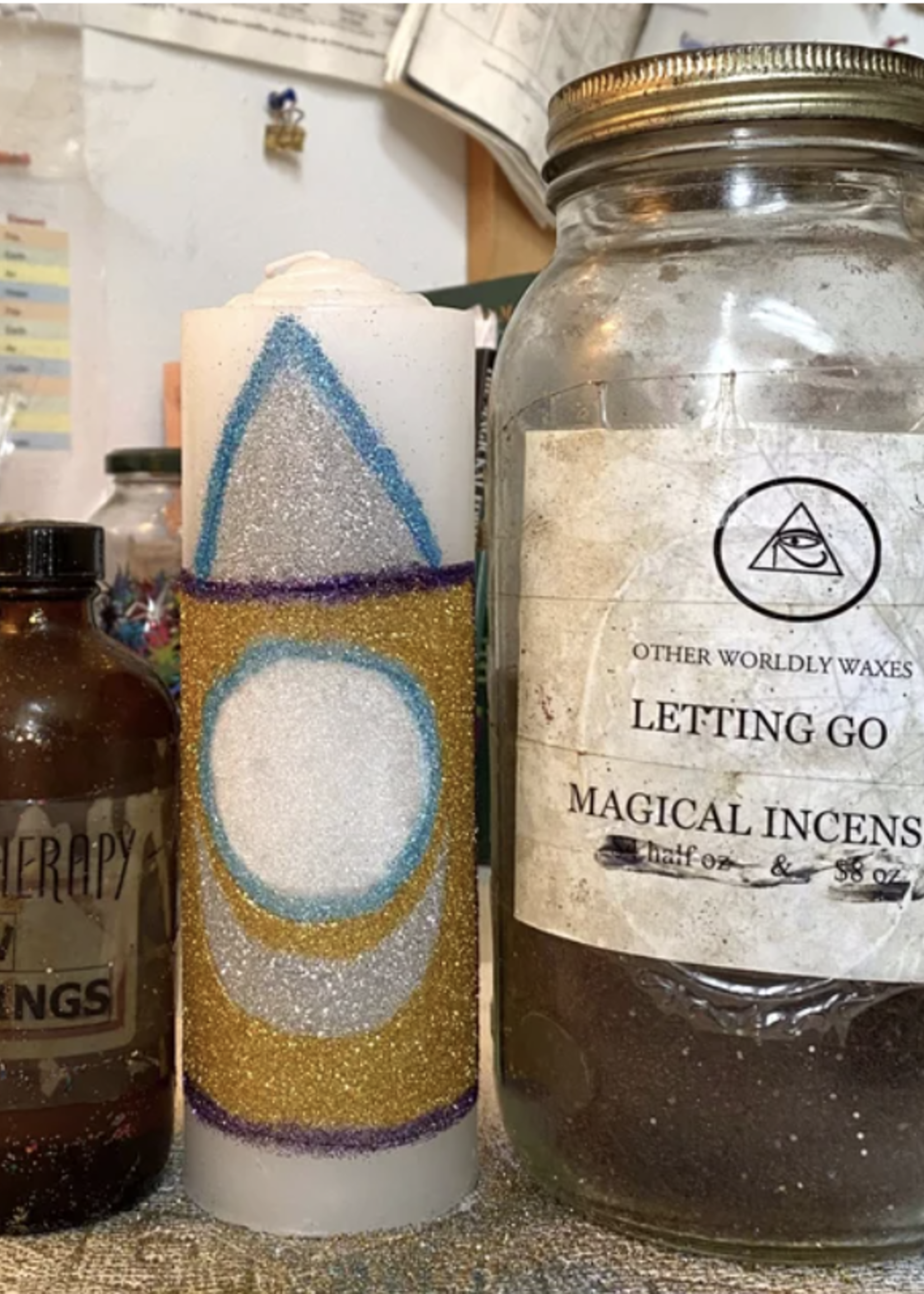 Other Worldy Waxes Letting Go Magick Candle