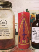 Other Worldy Waxes Eliminate Fear & Insecurities Magick Candle