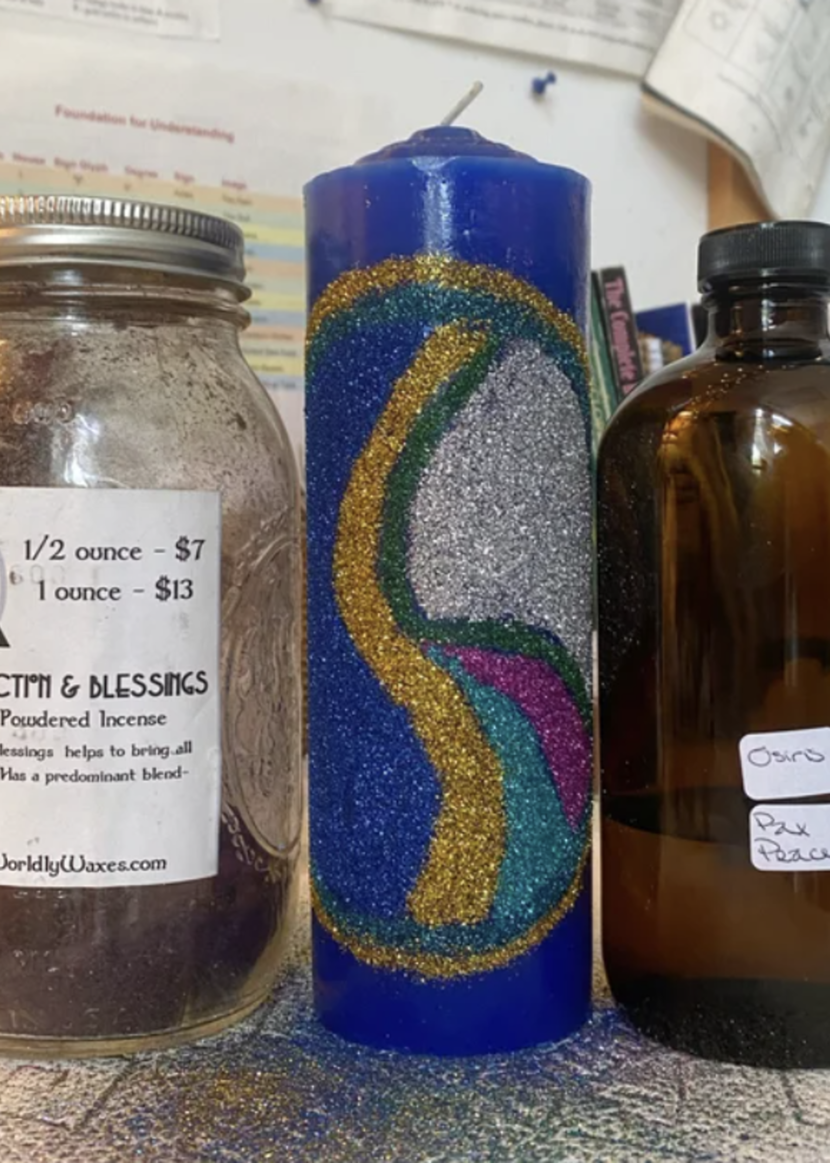 Other Worldy Waxes Peace & Harmony Magick Candle