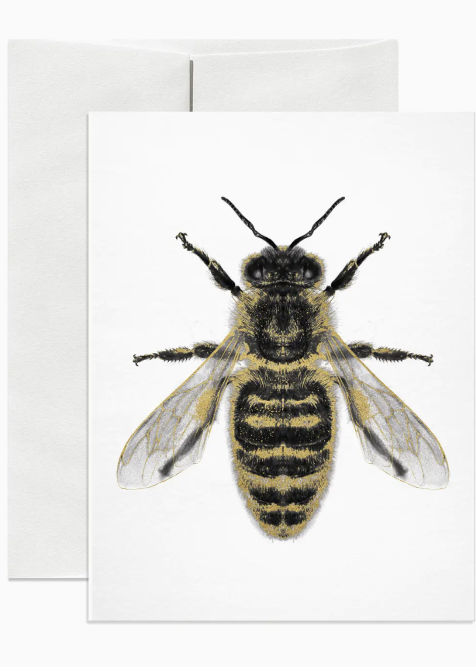 Open Sea Honeybee Foil Greeting Card