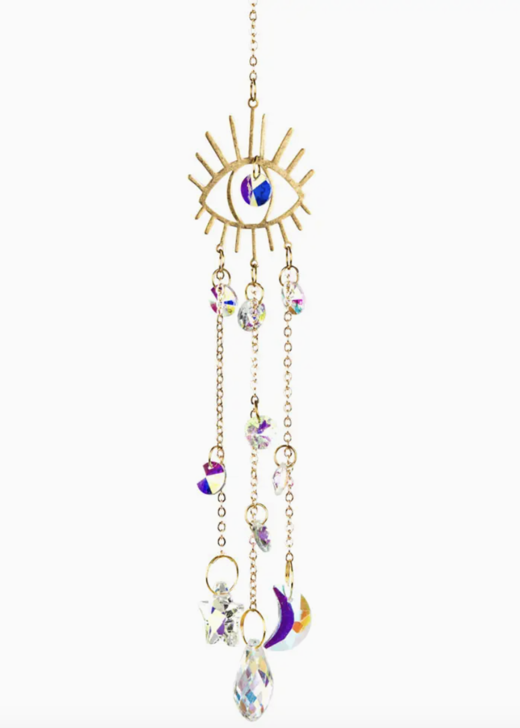 Benjamin International Evil Eye Crystal Suncatcher