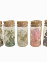 Muno Gems and Dried Flowers in Glass Tubes (Small)