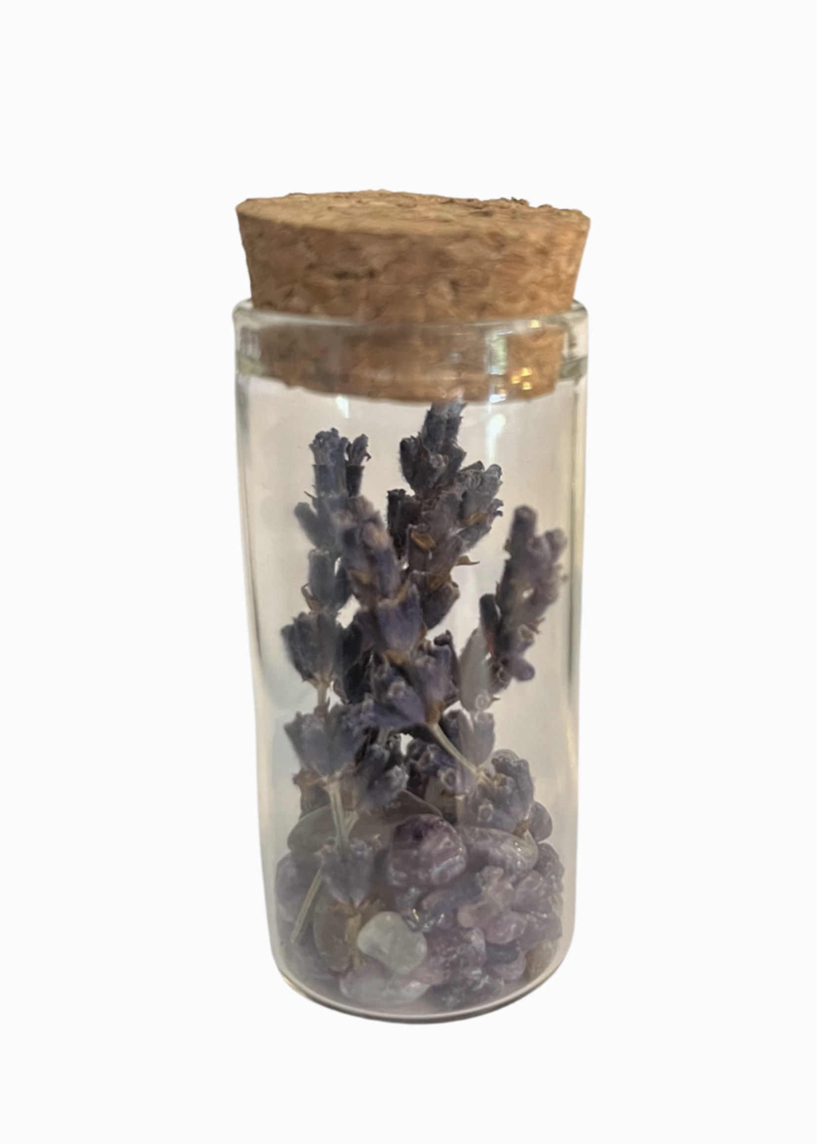Muno Gems and Dried Flowers in Glass Tubes (Small)