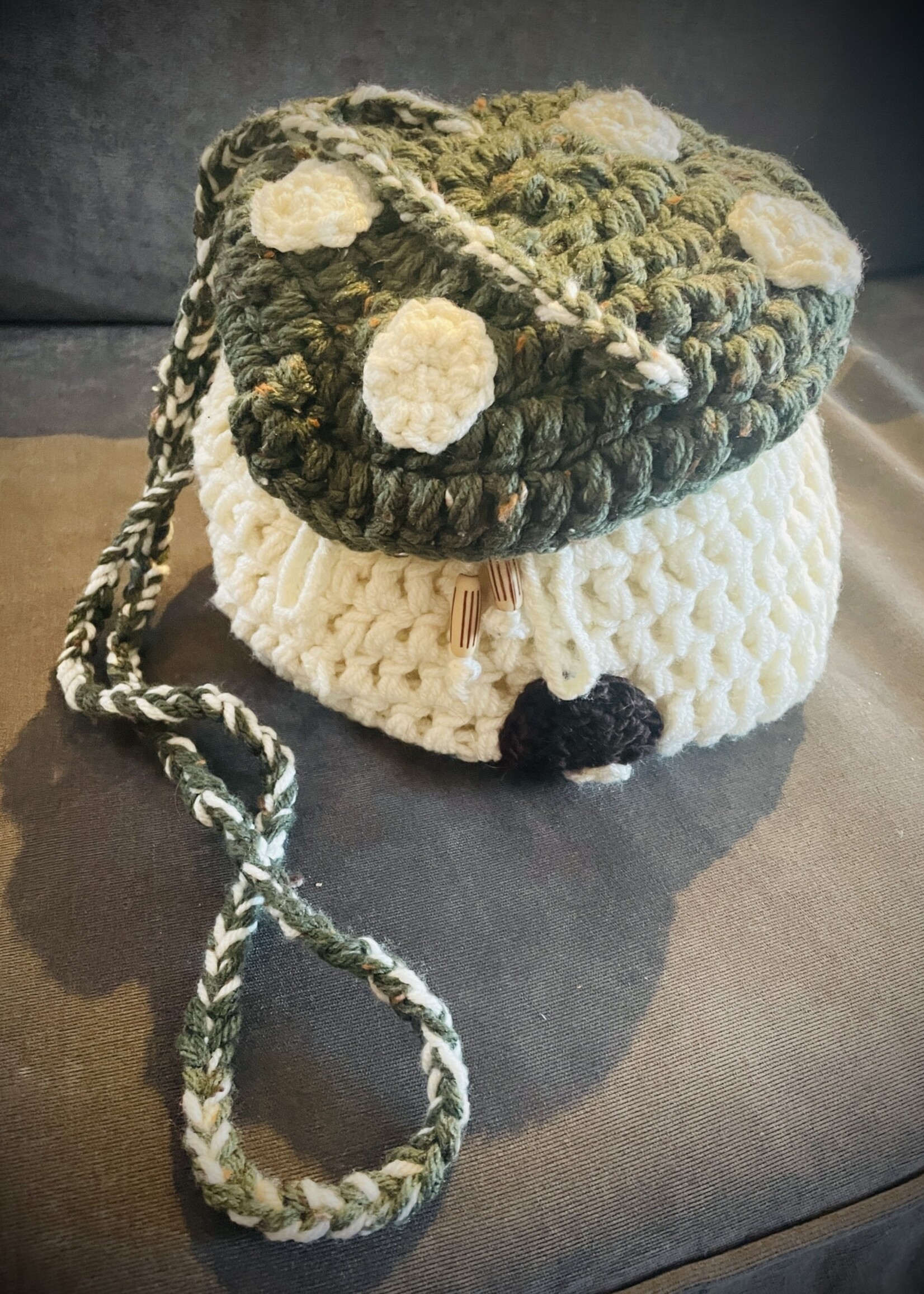 Gail Scherer Mushroom Bucket Bag (Green)