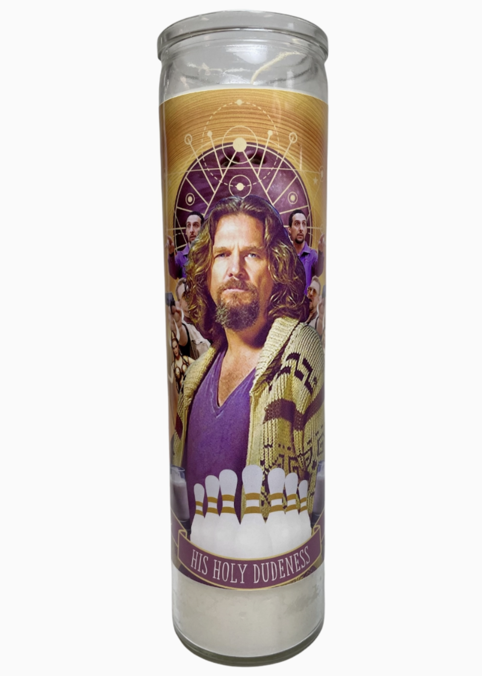 The Luminary and Co. Saint Big Lebowski Jeff Bridges Ritual Candle