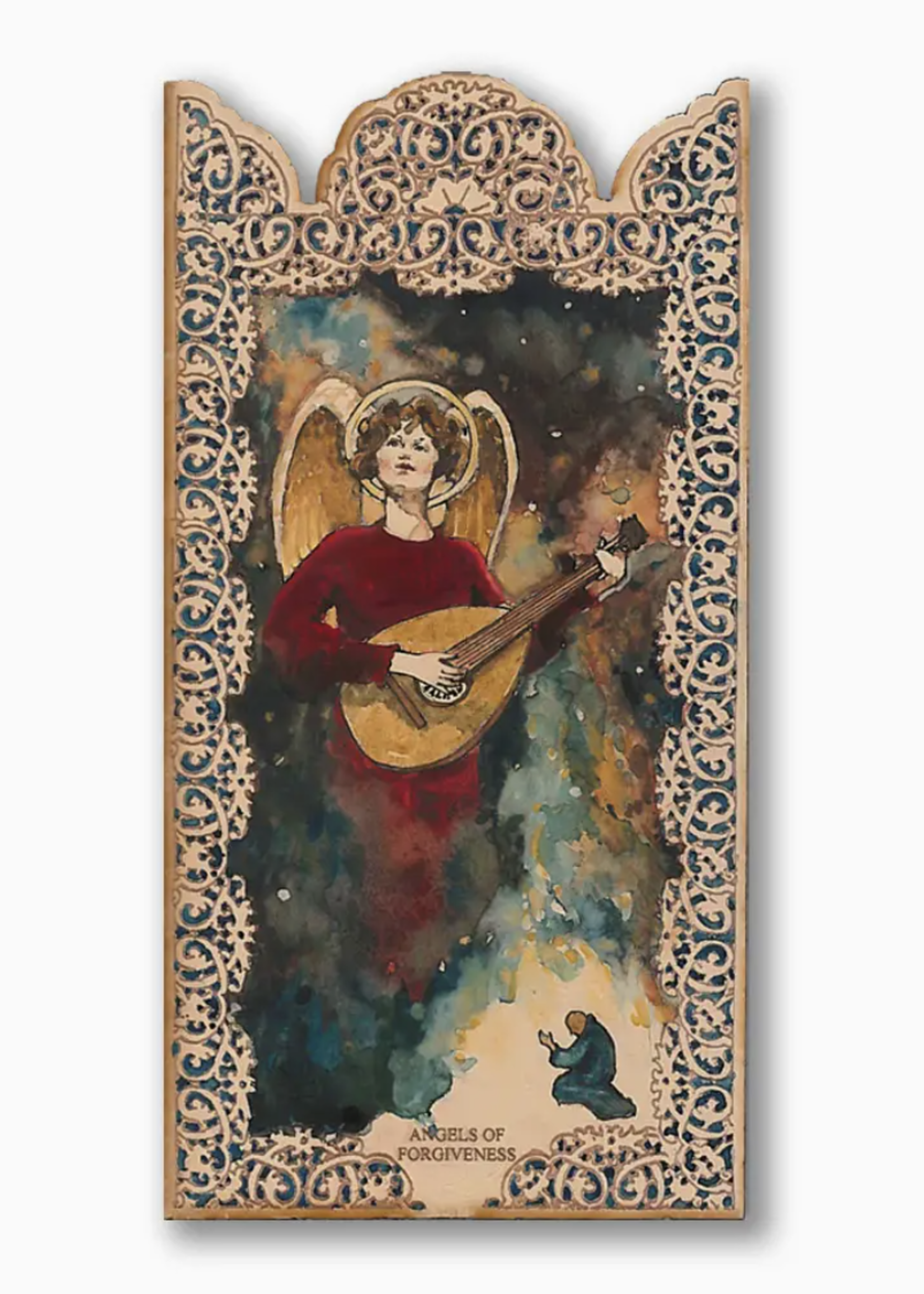 Lynn Garlick Retablos Pocket Angel of Forgiveness