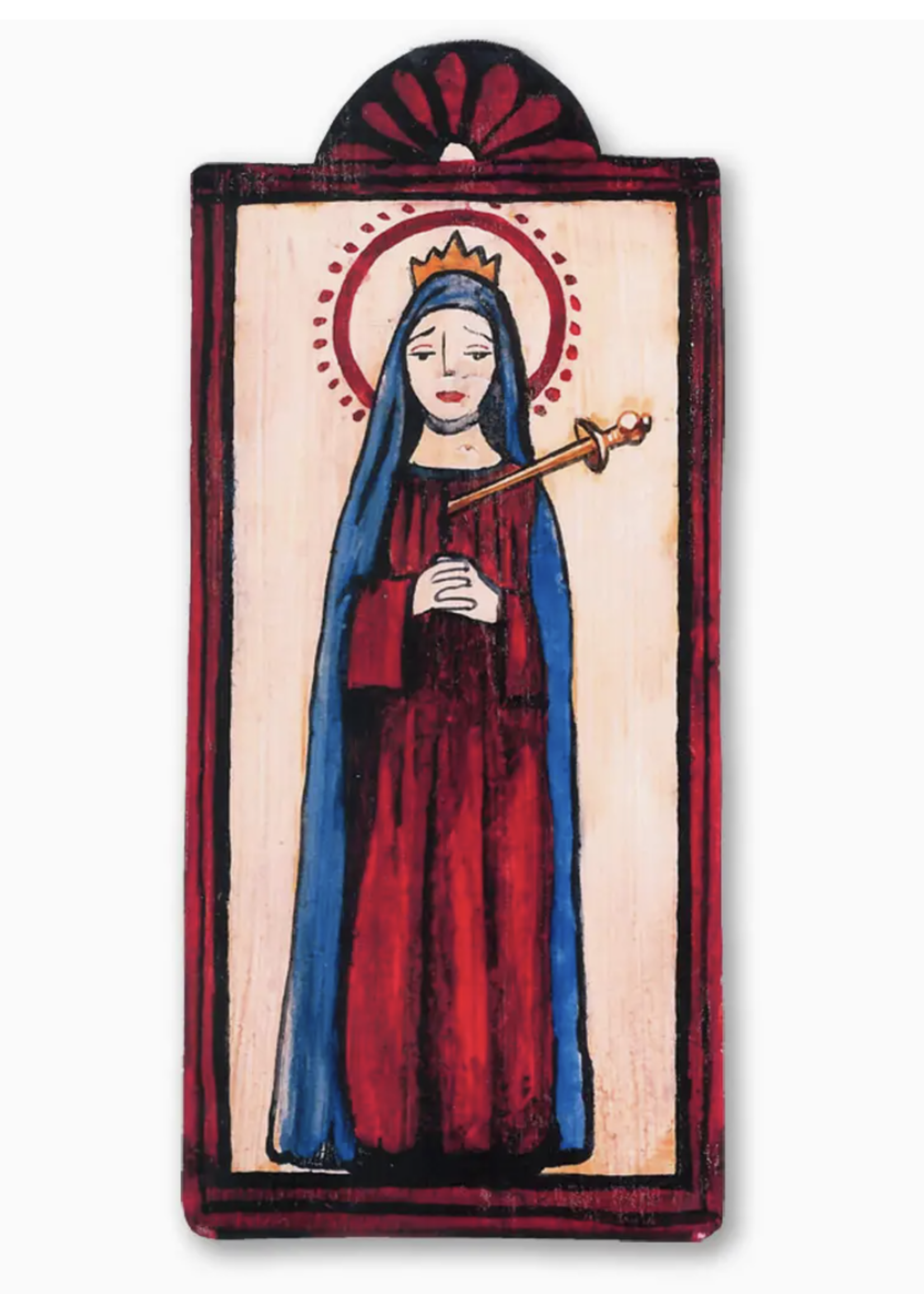 Lynn Garlick Retablos Pocket Our Lady of Sorrows - Compassion and Strength