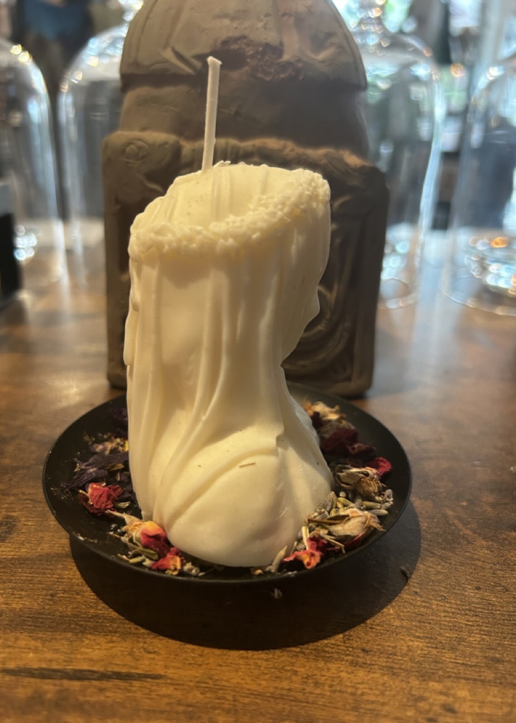 Modern Druid Veiled Lady Candle