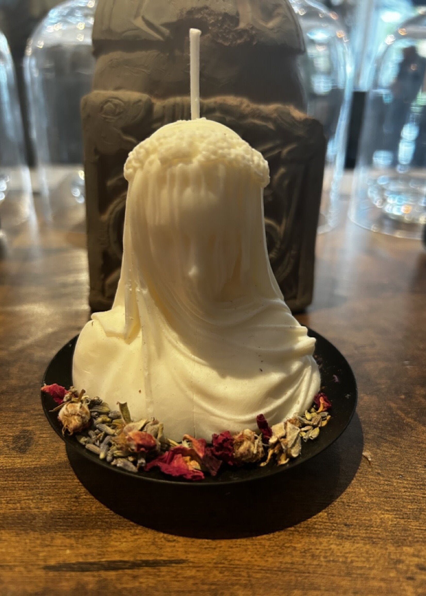 Modern Druid Veiled Lady Candle