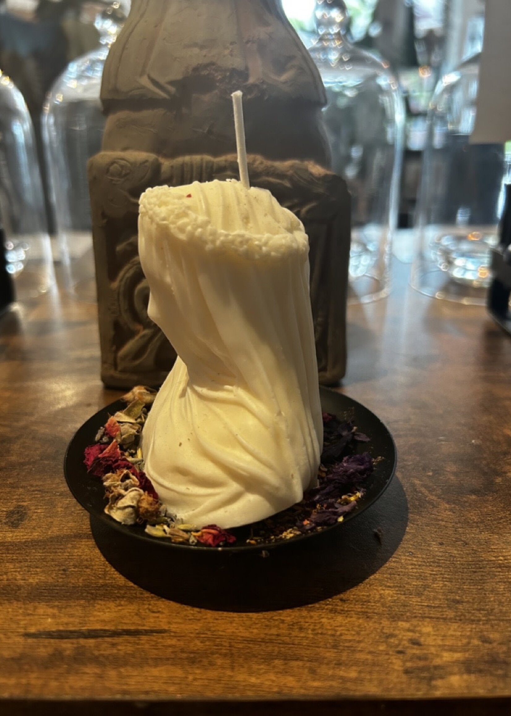 Modern Druid Veiled Lady Candle