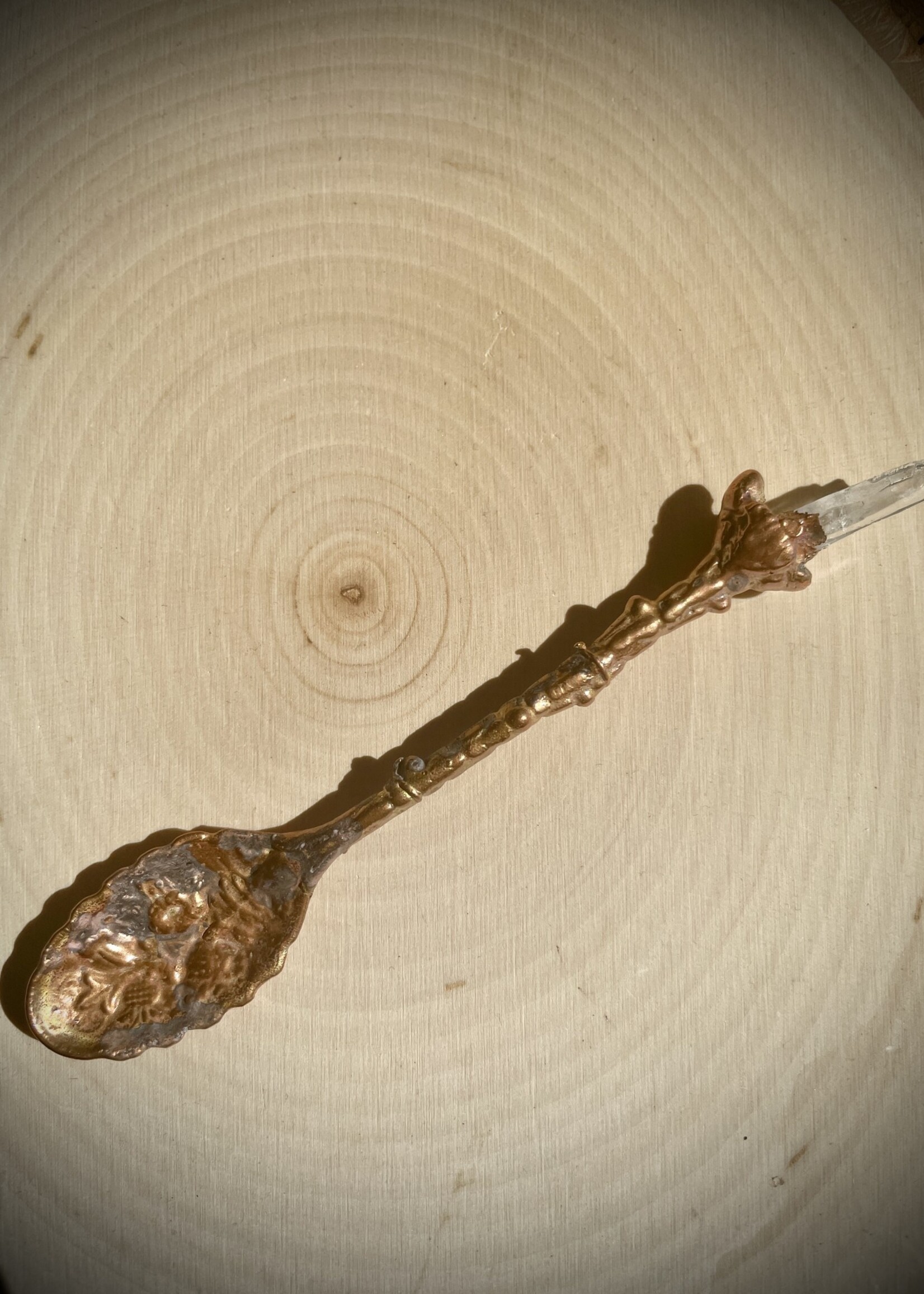 Gail Scherer Quartz - Copper Ritual Spoon