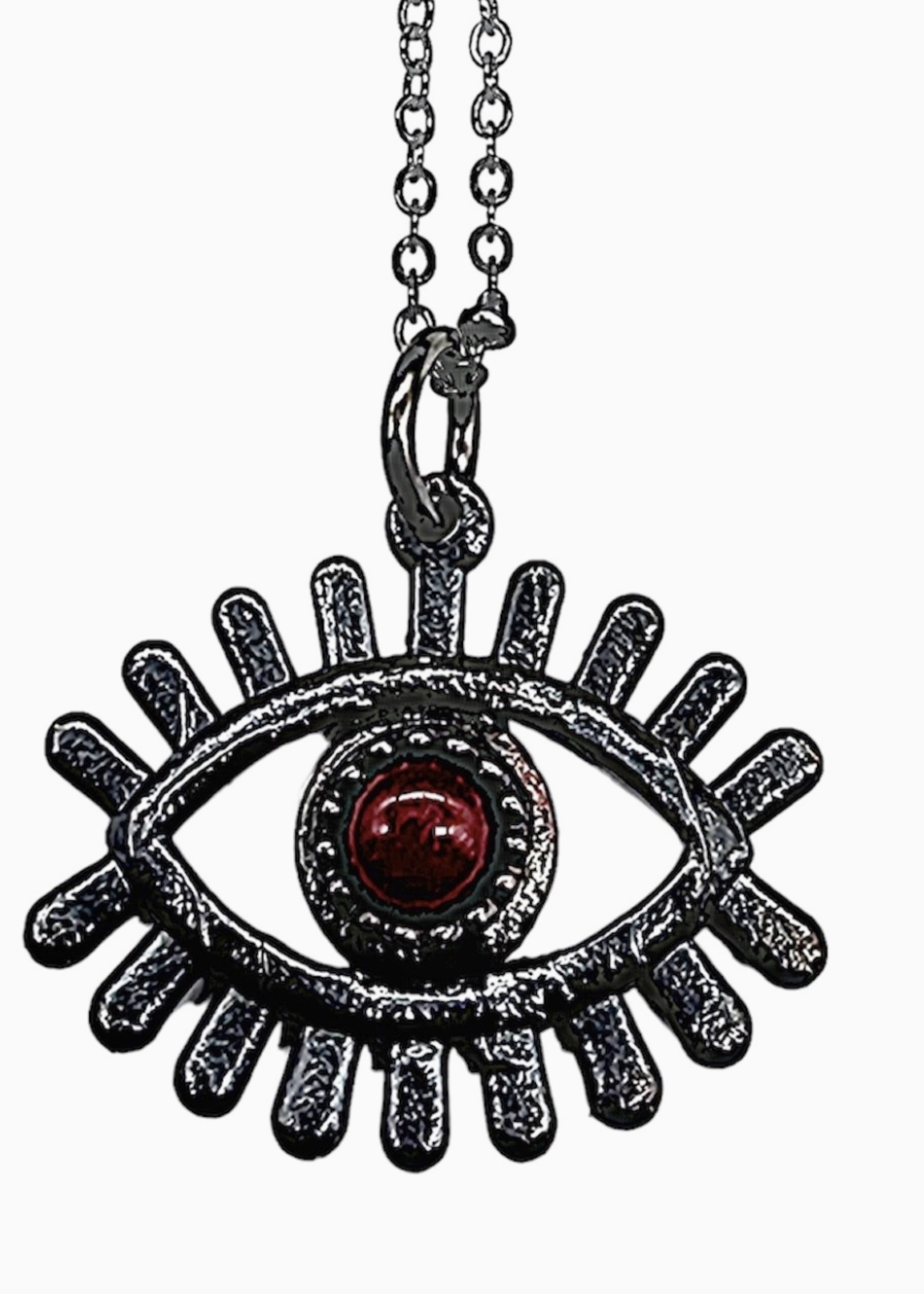 Merging Metals Rosarita Evil Eye Necklace