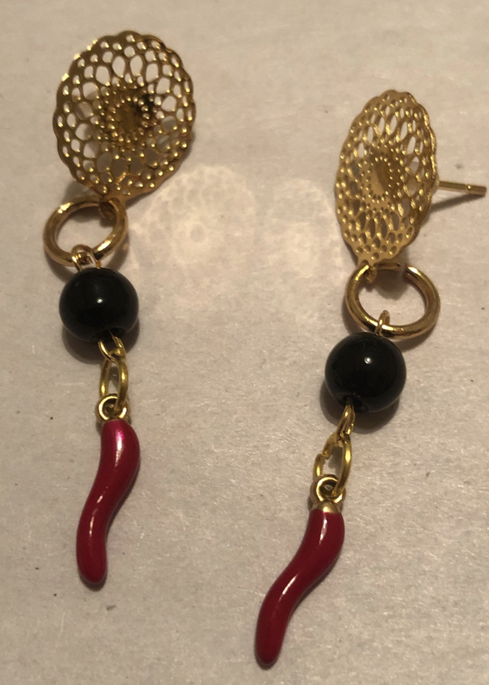 Weapon Of Choice NOLA STREGA: Cornutino "Little Cornuto" Earrings