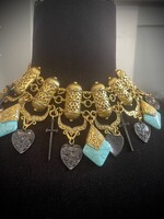 Weapon Of Choice NOLA STREGA: Cannoli Necklace - Sword/Gold