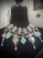 Weapon Of Choice NOLA STREGA: Cannoli Necklace - Snake Sacred Heart/Silver