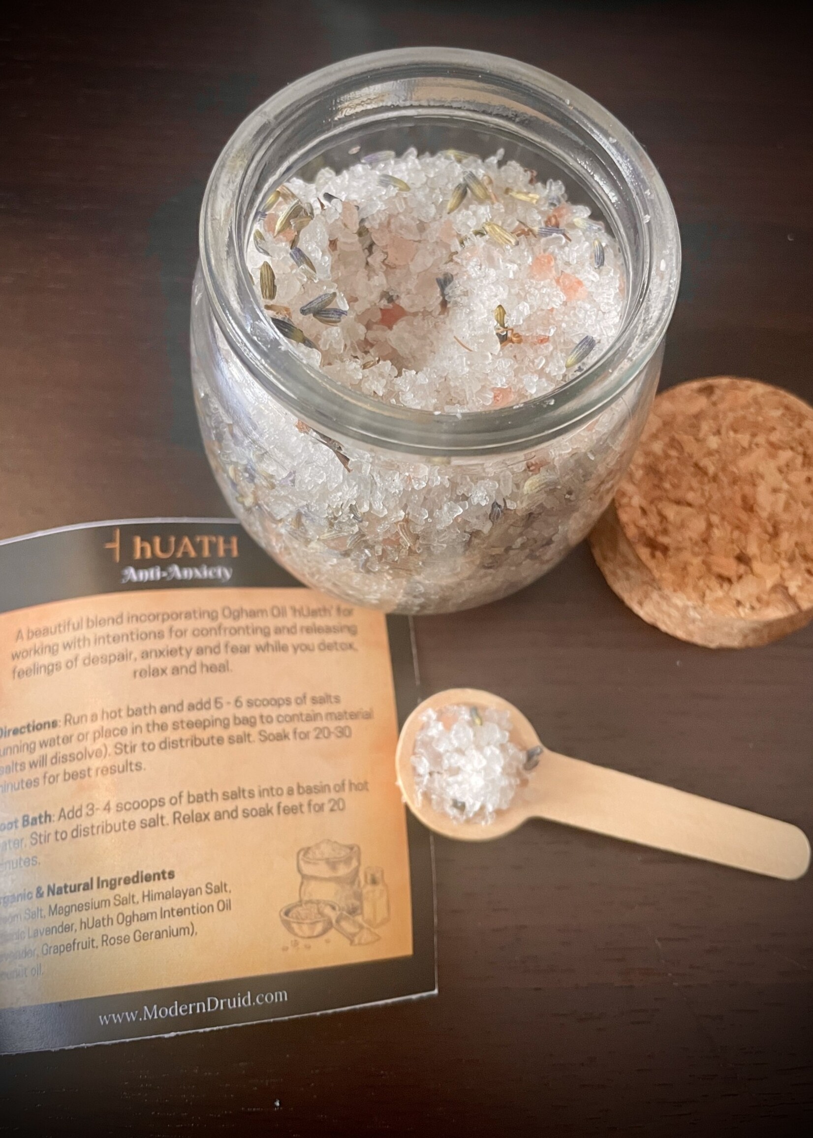 Modern Druid Ogham Bath Salts - Huath