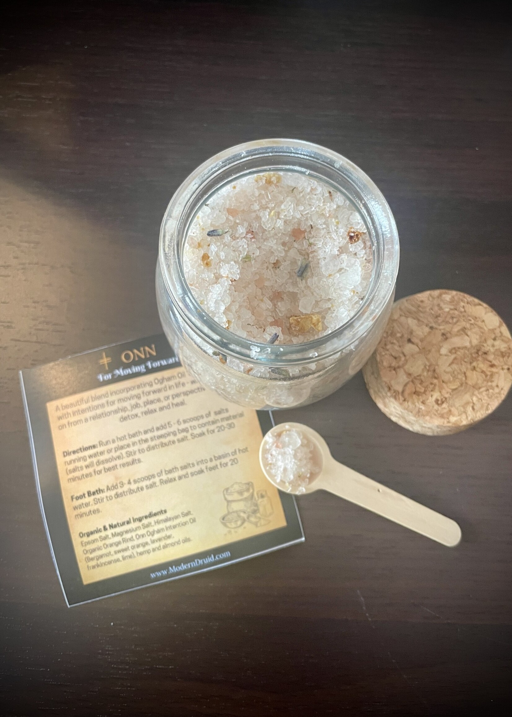 Modern Druid Ogham Bath Salts - Onn