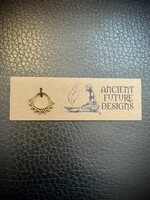 Ancient Future Designs Gold Plated Stainless Steel 18g. Crown Hoop