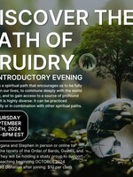 Modern Druid Community Night: Intro to Druidry Sept
