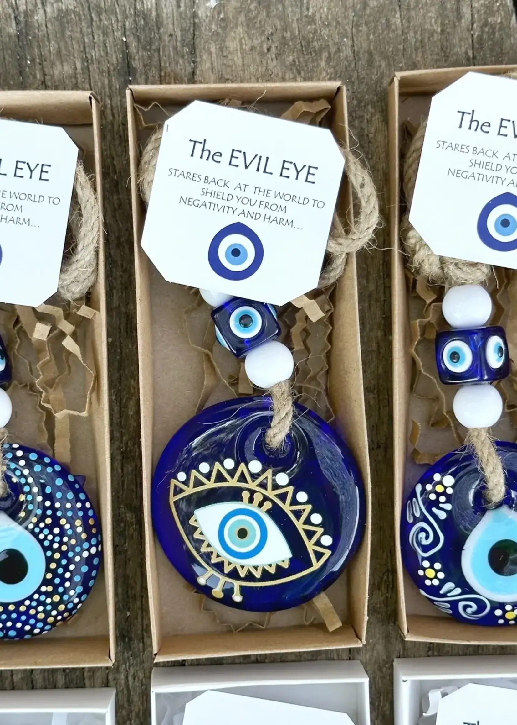 Evil Eye Glass Ornament Evil Eye