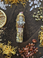 Bee Happy Spell Jar, Intention Jar, Witch's Spell Bottle