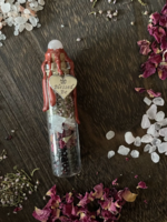Moondust and Raven Self Love Spell Jar, Intention Jar, Witch's Spell Bottle