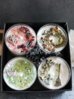 Practical Magic Tealight Crystal Candles, Ritual Candles