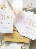 Something Different Wholesale Angel Number Affirmation Cards with Wooden Stand