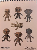 John Higgins Hex Pals Paper Dolls