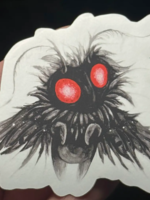 Brian Serway Mothkid Sticker by Brian Serway