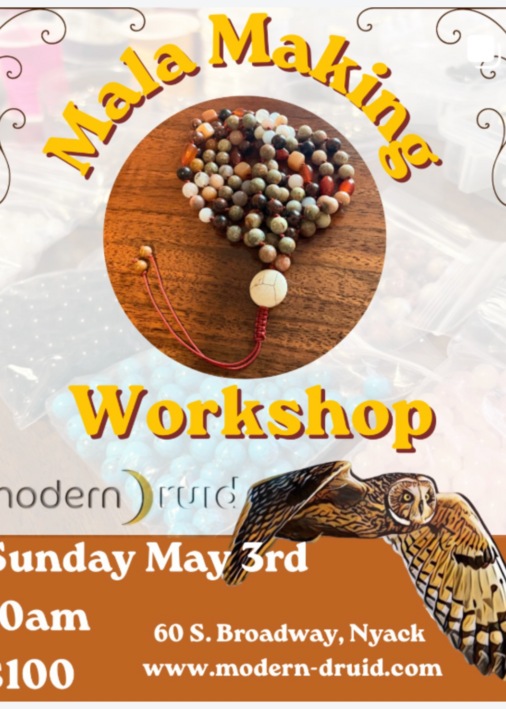 Adrea Robles Mala Making Workshop