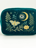 Myth & Thread Intuition Embroidered Velvet Makeup Bag