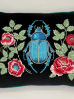 Myth & Thread The Sanctuary Embroidered Velvet Pillow