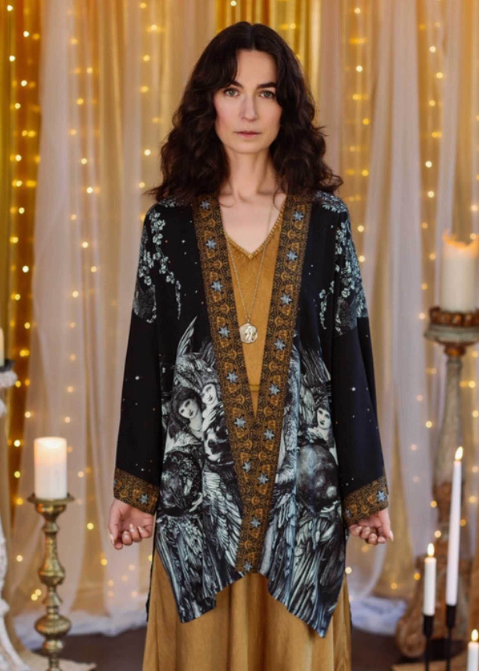 Market of Stars Market of Stars - The Guardians Matineé Duster w/ Angels & Moon