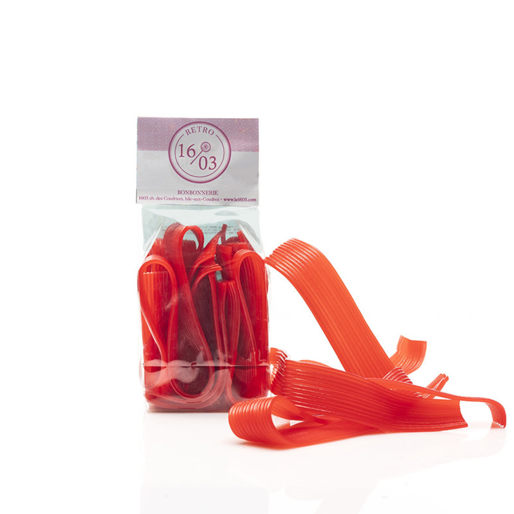 Le 1603 Cherry Licorice Ribbon 140g