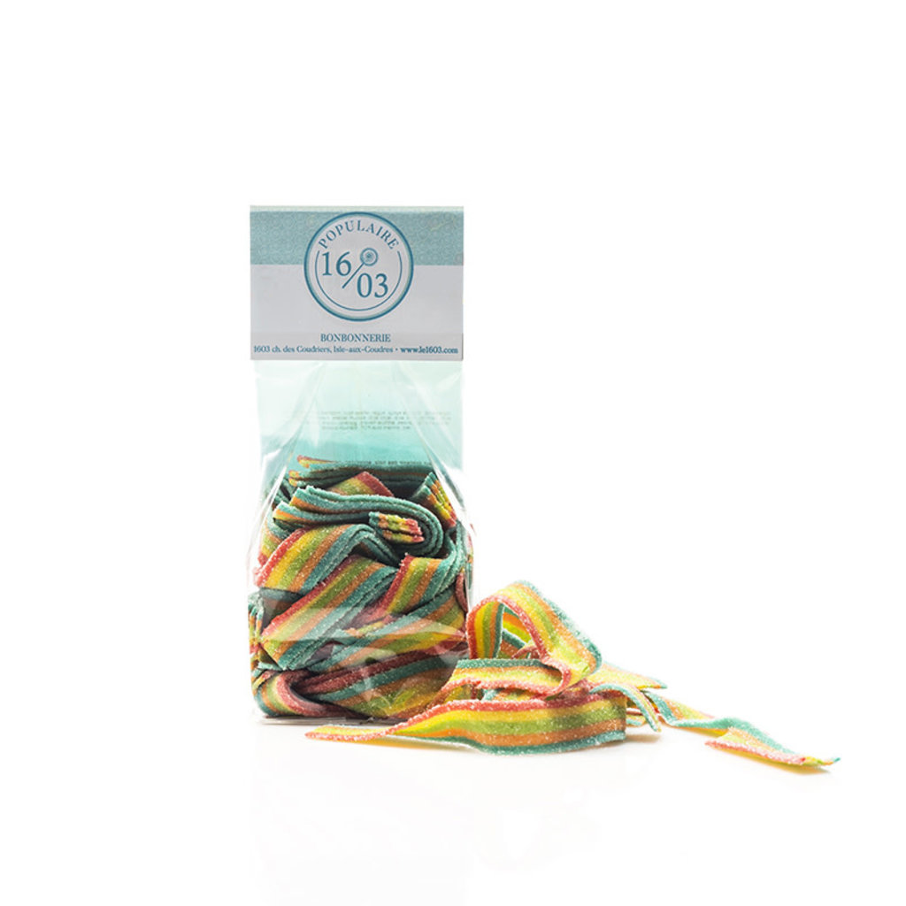 Le 1603 Rainbow Sour Belts 150g